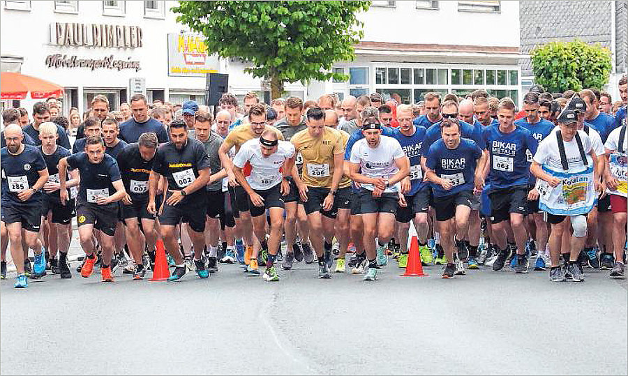 Ein echter Dauer(b)renner: Die mittlerweile 19. Auflage des Wittgensteiner Firmenlaufs steht in Bad Berleburg am Abend vor Fronleichnam in den Startlöchern. Die Anmeldung läuft bereits. (Foto: Nasser Trabulsi)  