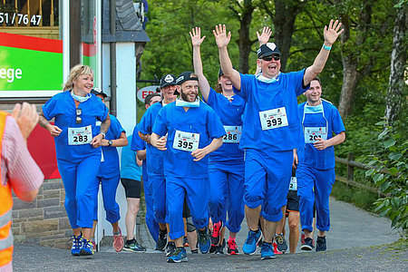 Impressionen vom 15. Wittgensteiner Firmenlauf. (WP-Foto: Peter Kehrle)  
