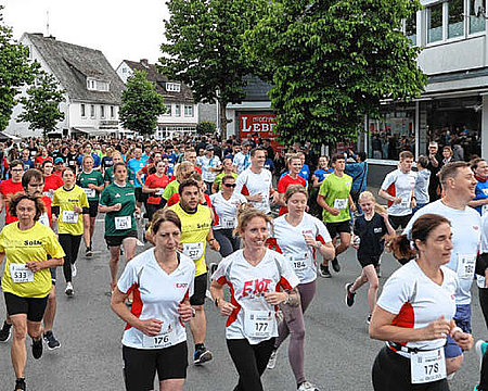 Vier Kilometer Strecke mussten die Teilnehmer insgesamt überwinden. (Foto: Nasser Trabulsi)  